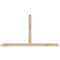 Ekena Millwork Portland Rough Sawn Timber Gable Bracket, Douglas Fir, 84"W x 45"H x 2"D x 4"F, 13/12 Pitch GBW084X45X0204POR00RDF - alternate 1